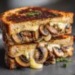 Mushroom Onion Gouda Grilled Cheese Recipe