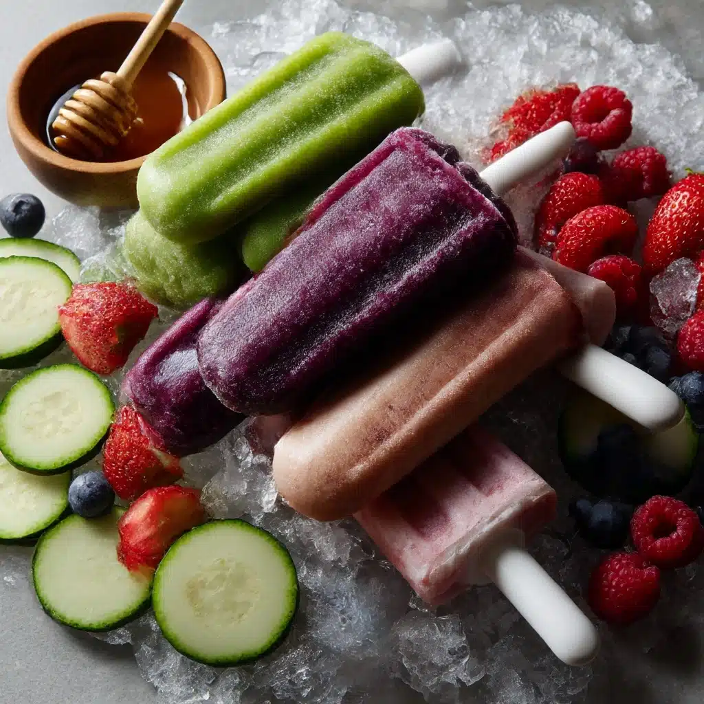 Homemade Fruit Popsicles Recipe - Recipe Image