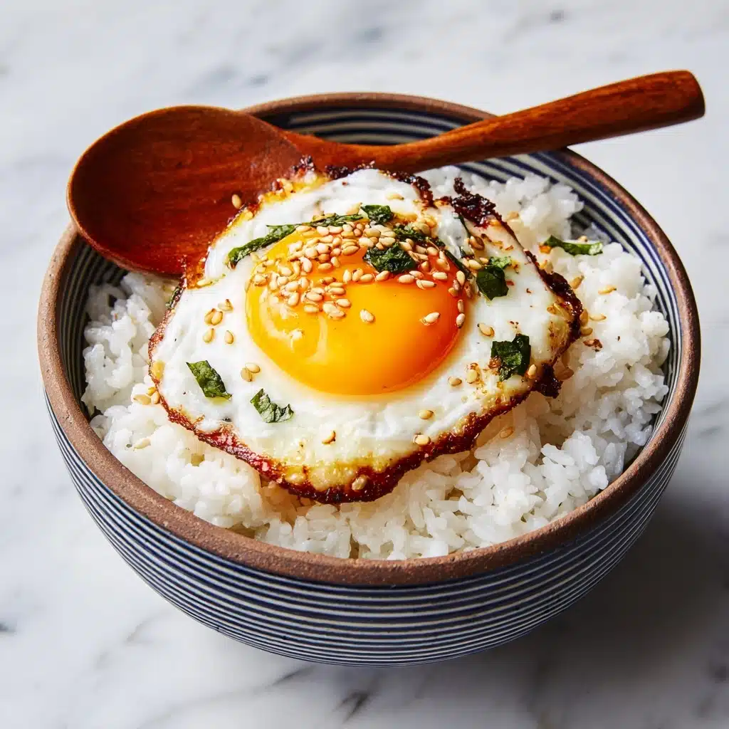 Gyeran Bap (Easy Korean Egg Rice with Leftover Rice) Recipe - Recipe Image