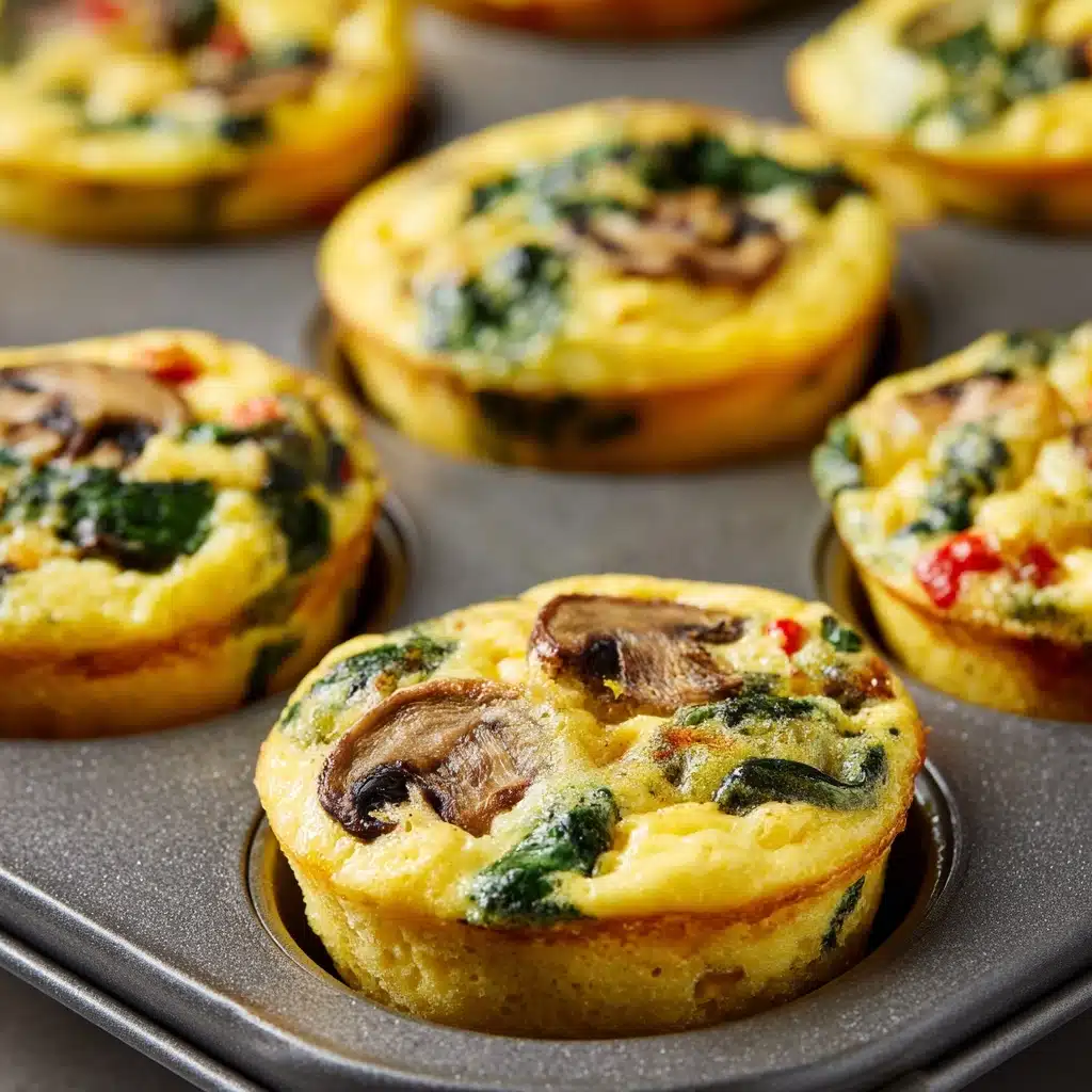 Spinach Quiche Muffins Recipe - Recipe Image