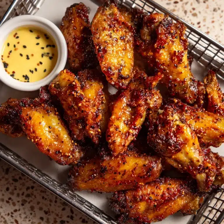 Honey Lemon Pepper Wings Recipe