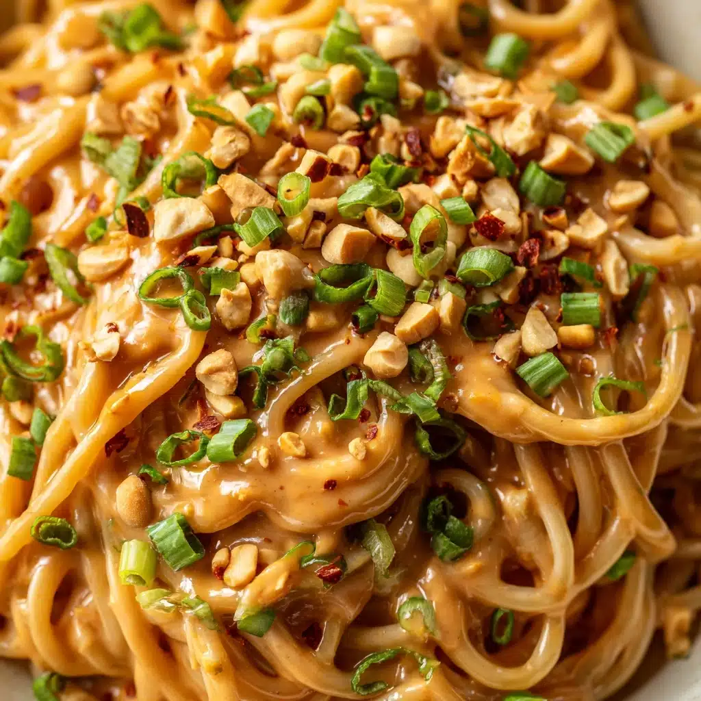 Easy Spicy Thai Peanut Noodles Recipe
