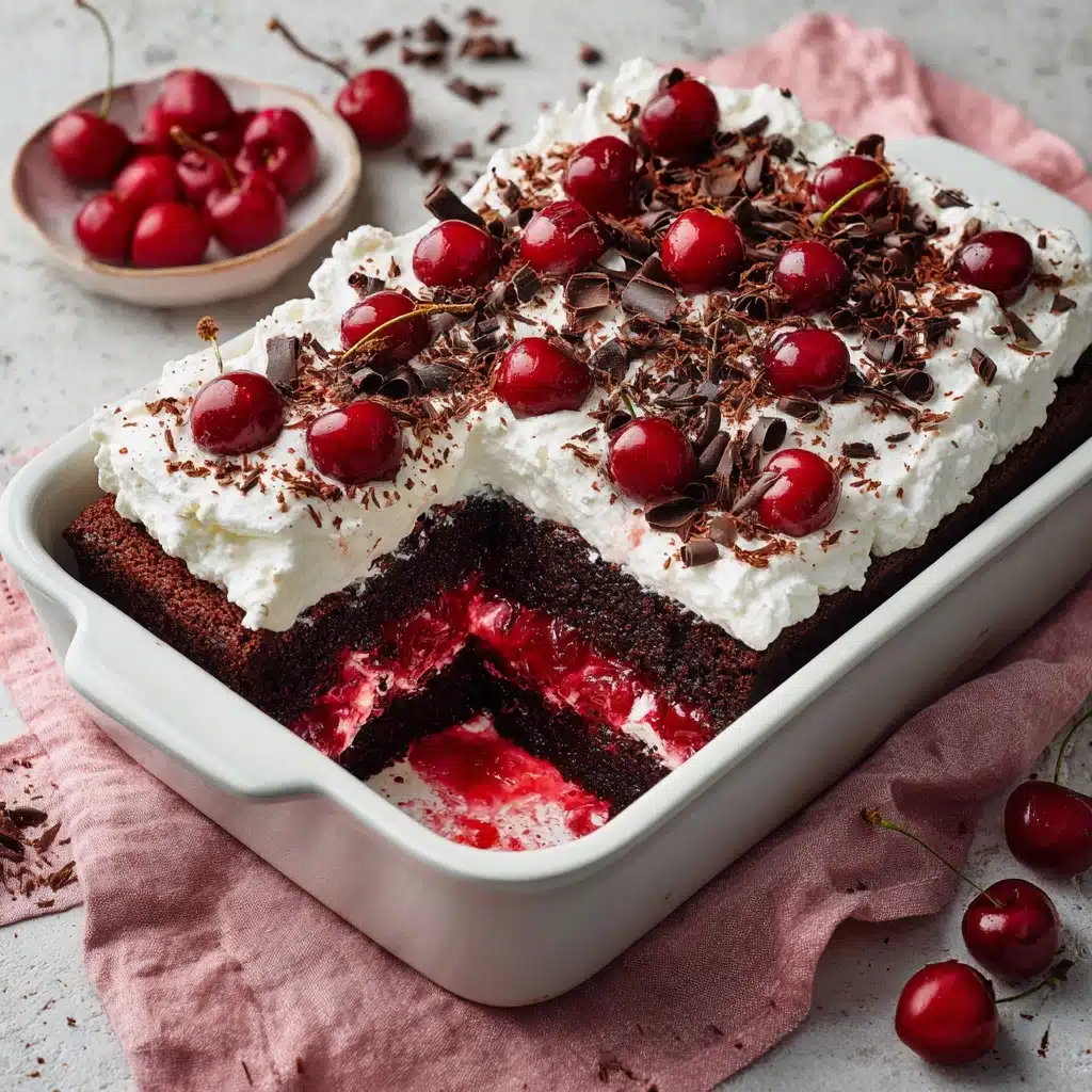Black Forest Poke Cake Recipe - Recipe Image