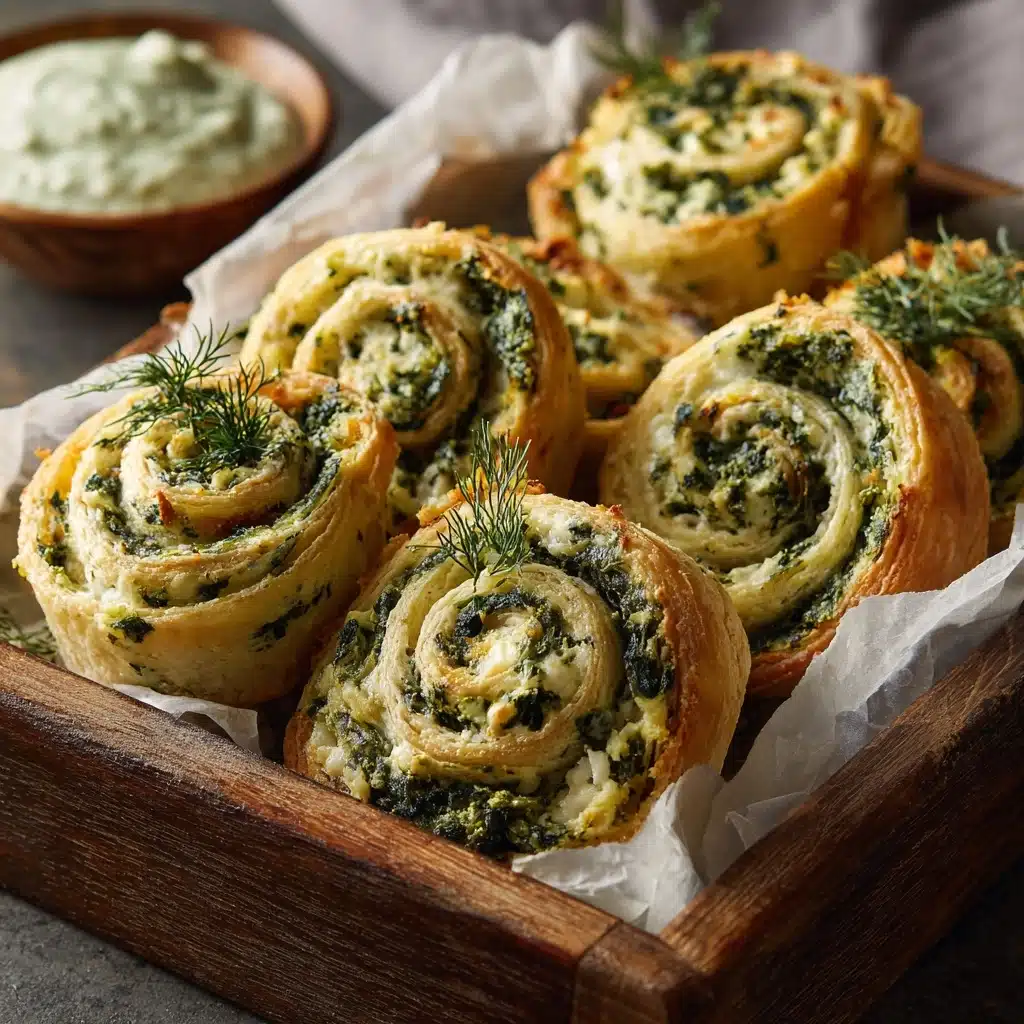 Spinach & Feta Pastry Rolls Recipe - Recipe Image