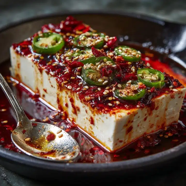 Swicy Baked Feta with Gochujang Honey Glaze Recipe