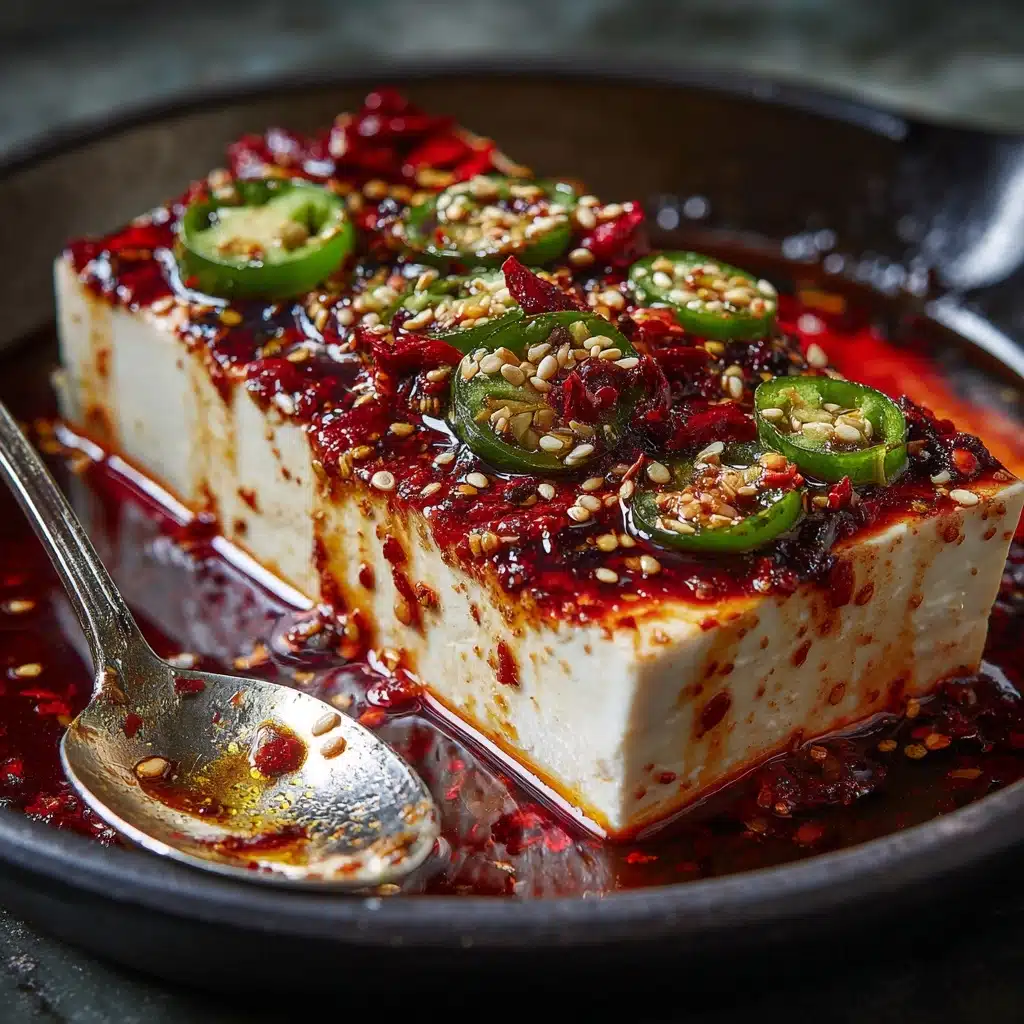 Swicy Baked Feta with Gochujang Honey Glaze Recipe