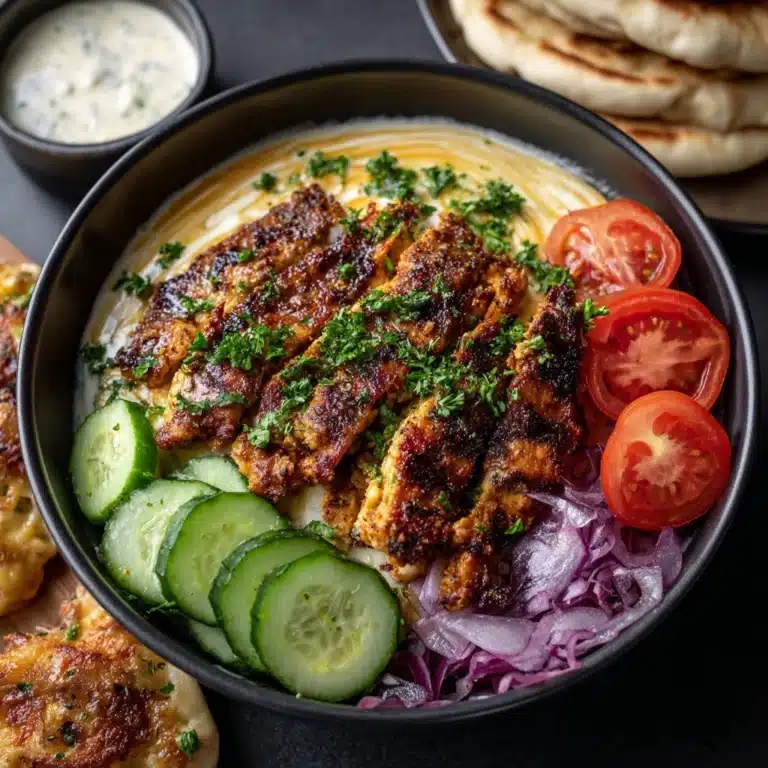 Chicken Shawarma with Creamy Garlic Sauce Recipe