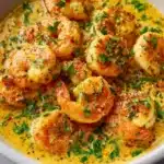 Sautéed Shrimp in Creamy Saffron Sauce Recipe