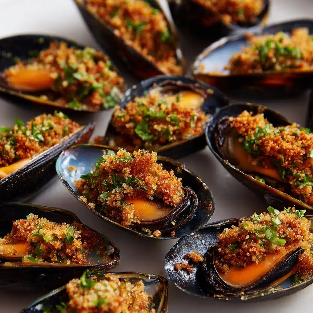 Corsican Stuffed Mussels (Moules Farcies) Recipe - Recipe Image