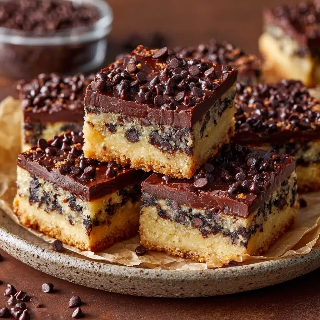 No Bake Cookie Dough Bars Recipe - Recipe Image