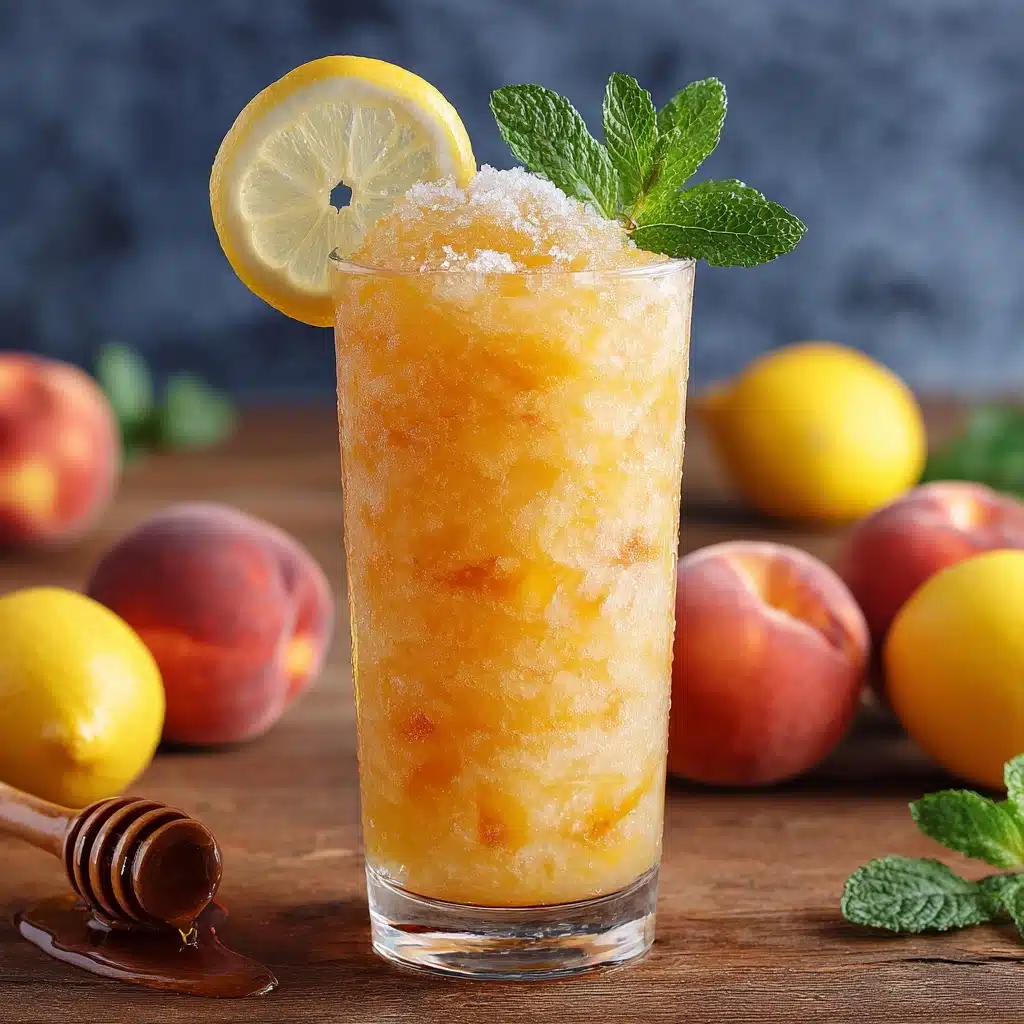 Frozen Peach Lemonade Recipe - Recipe Image