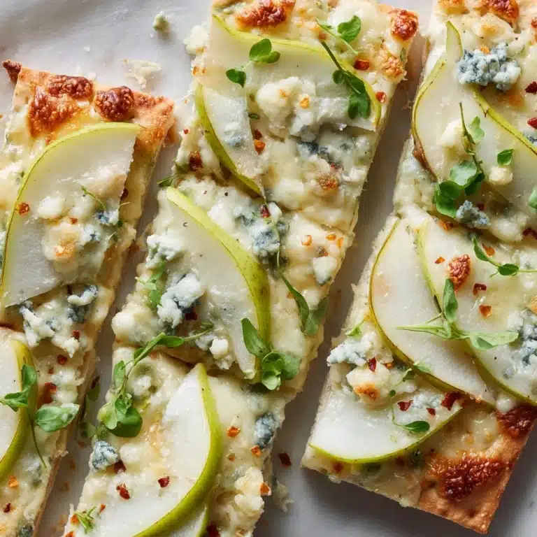Pear and Gorgonzola Flatbread Recipe