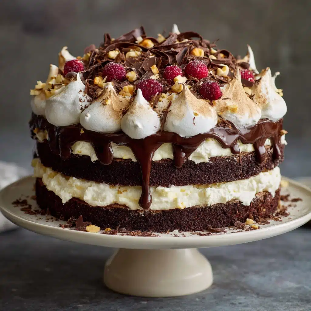 Hazelnut Meringue Nutella Cake Recipe - Recipe Image