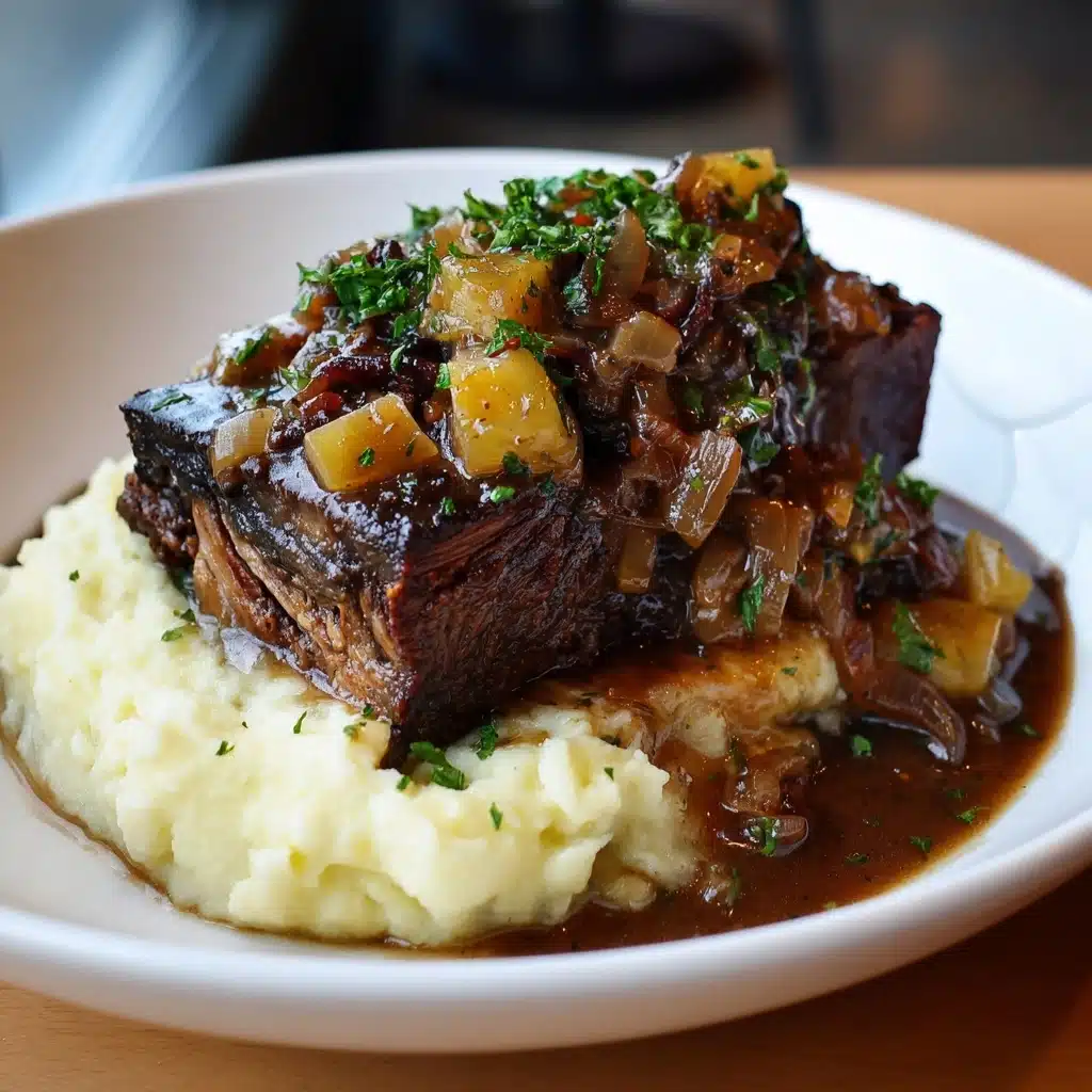 Slow Cooker French Onion Pot Roast Recipe - Recipe Image