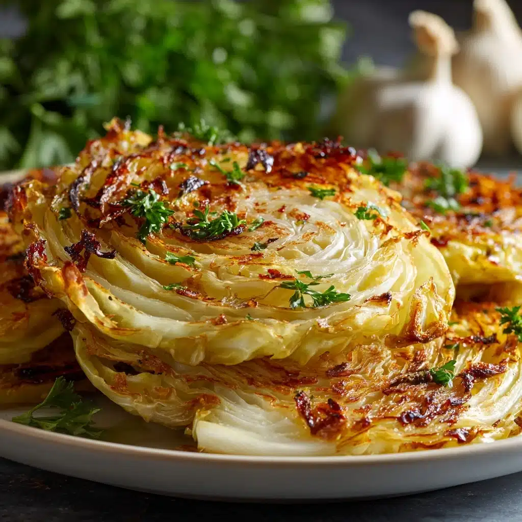 Easy Roasted Cabbage Steaks Recipe - Recipe Image