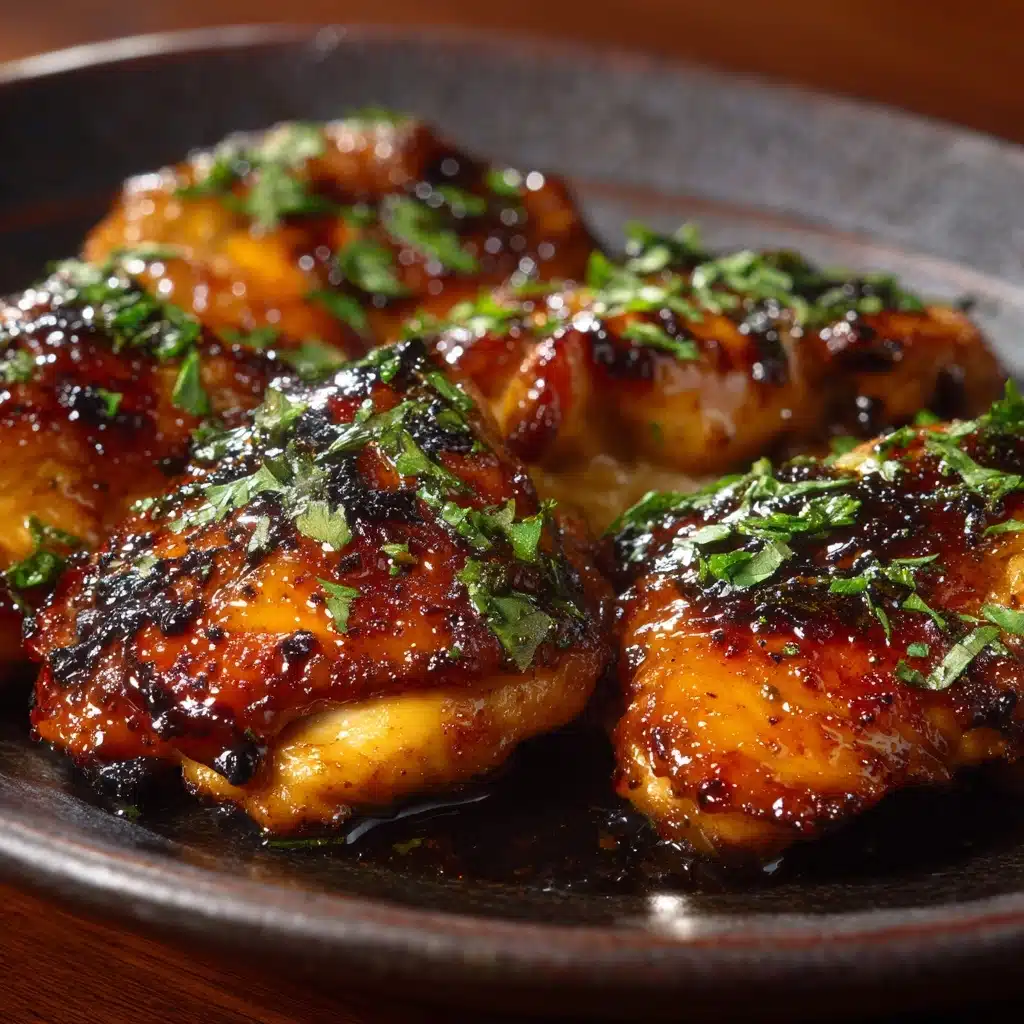 Garlic Miso Chicken Thighs Recipe - Recipe Image