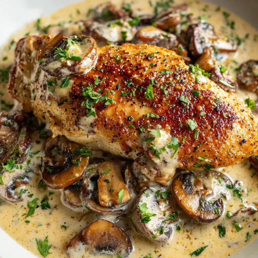 Creamy Mushroom Chicken Recipe - Recipe Image