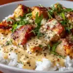 Creamy Smothered Chicken and Rice Recipe