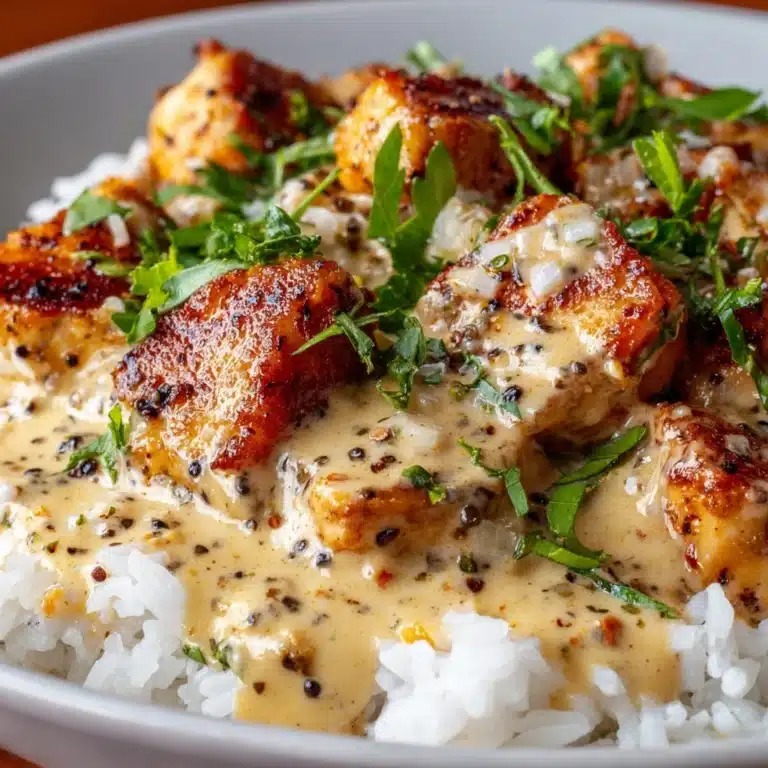 Creamy Smothered Chicken and Rice Recipe