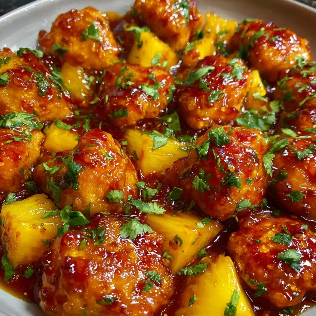 Sticky Pineapple Chicken Recipe
