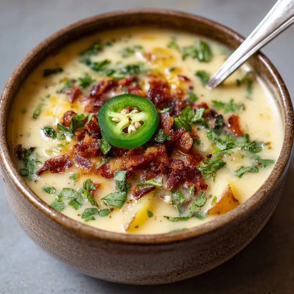 Jalapeño Cheddar Potato Soup Recipe - Recipe Image