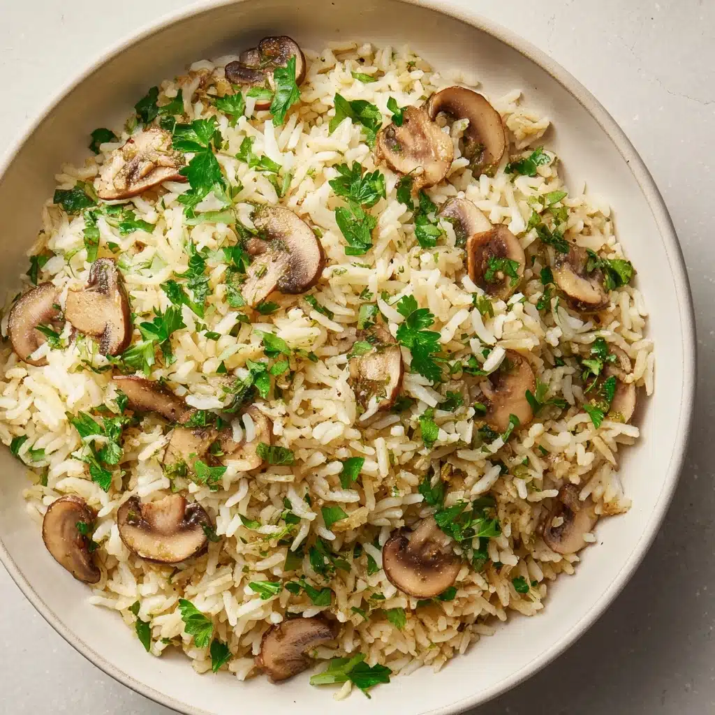 Mushroom Rice Recipe - Recipe Image
