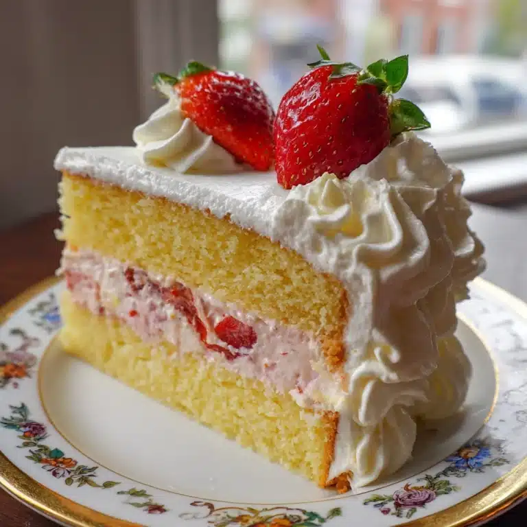 Strawberry Butter Cake Recipe