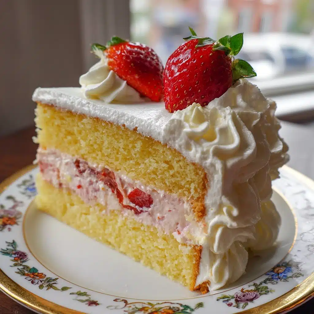 Strawberry Butter Cake Recipe