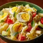Creamy Pasta Salad with Hard-Boiled Eggs Recipe