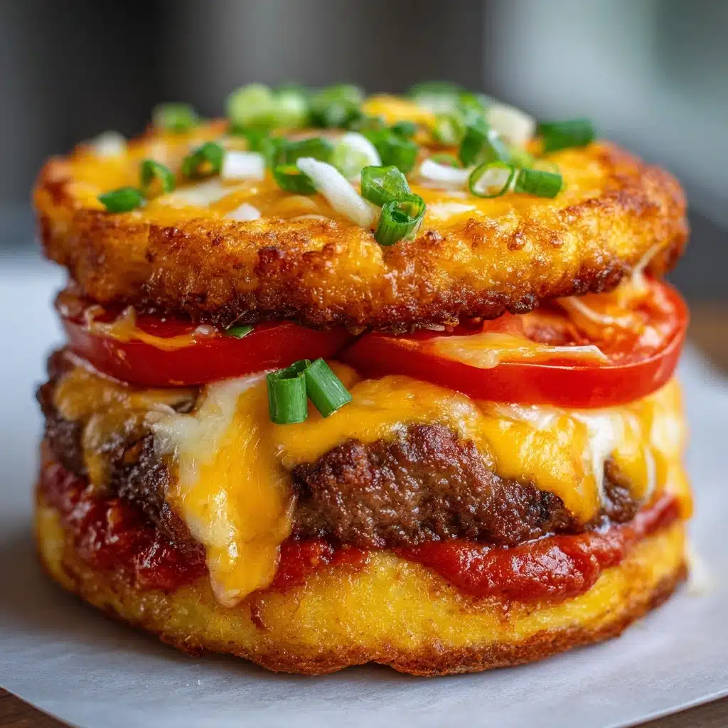 Pizza Burgers Recipe - Recipe Image