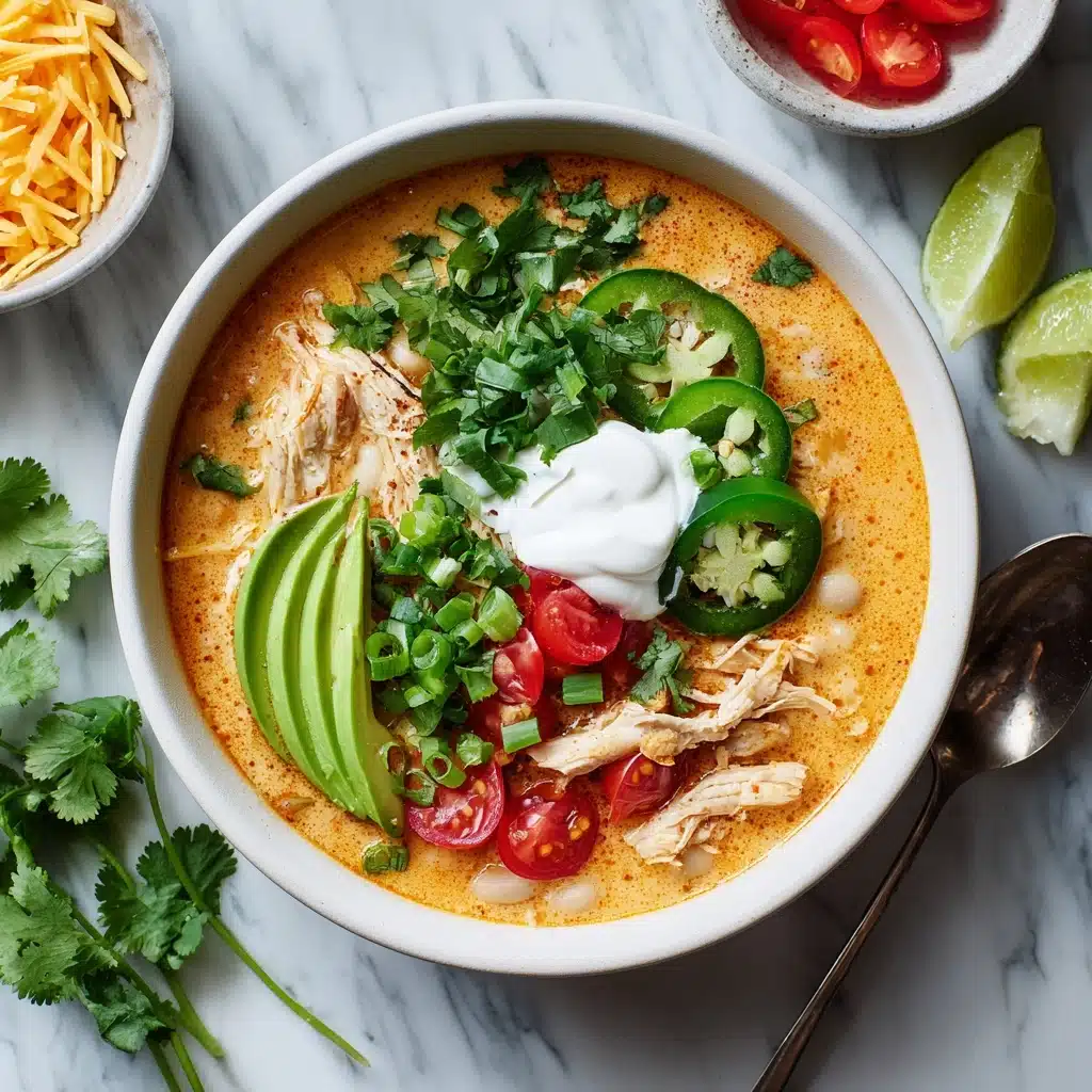 Creamy Cajun White Chicken Chili Recipe - Recipe Image