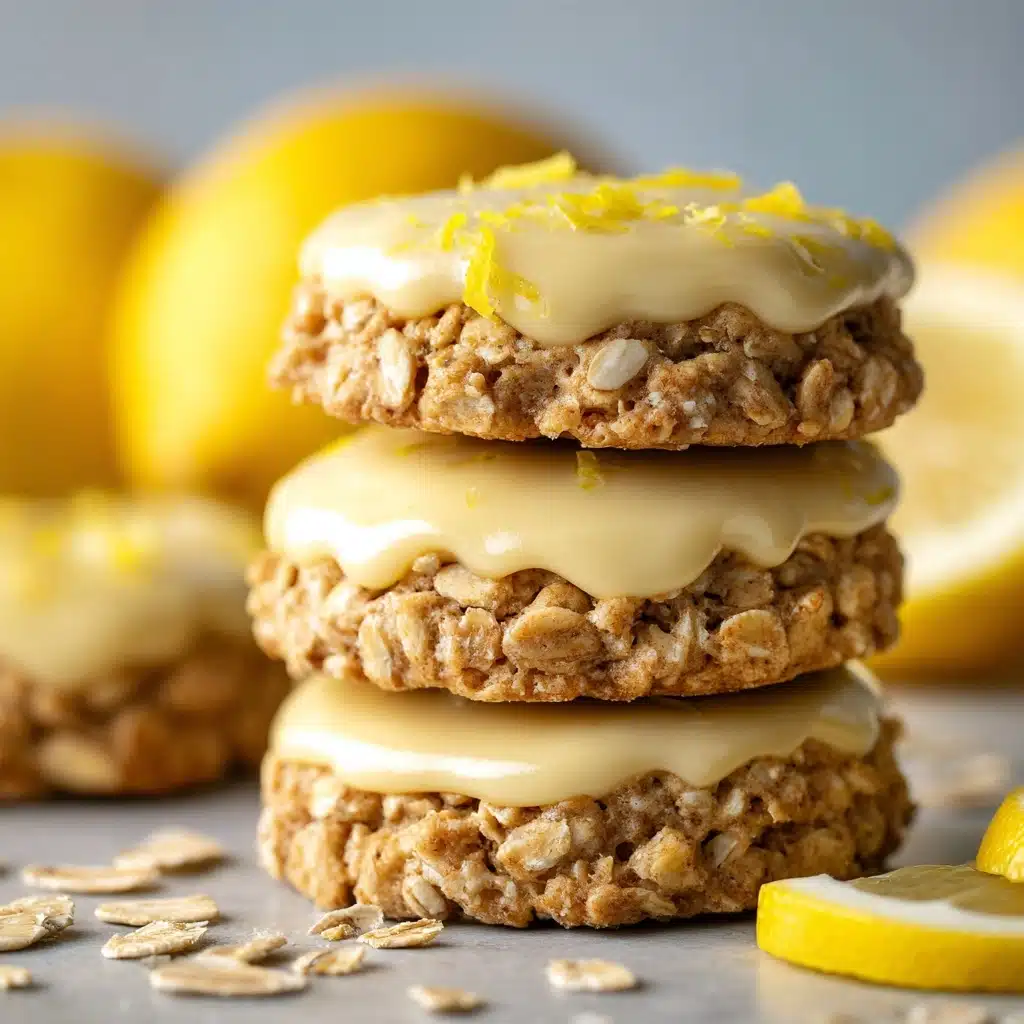 Lemon Oatmeal No-Bake Cookies Recipe - Recipe Image