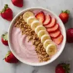 Strawberry Banana Smoothie Bowl Recipe