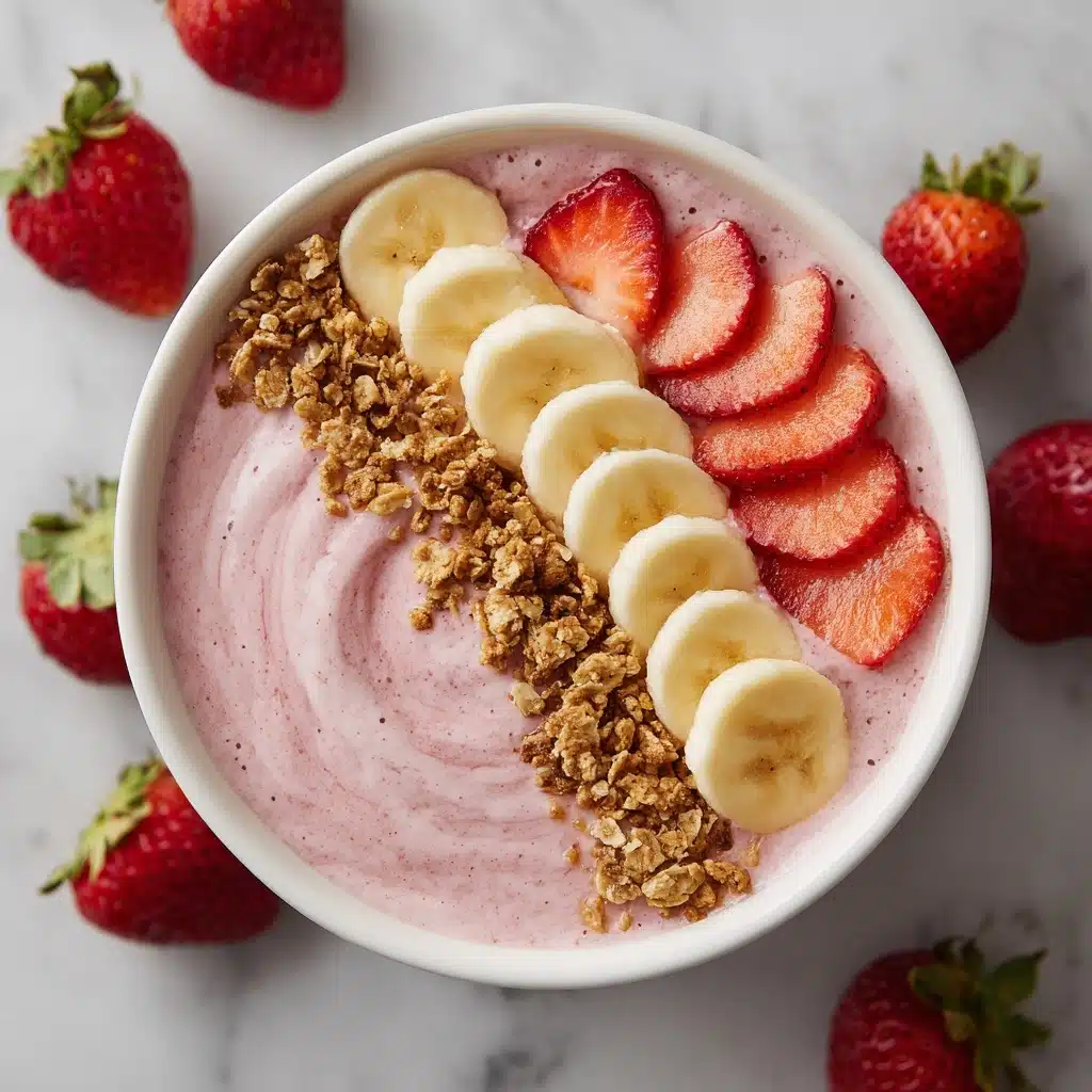 Strawberry Banana Smoothie Bowl Recipe