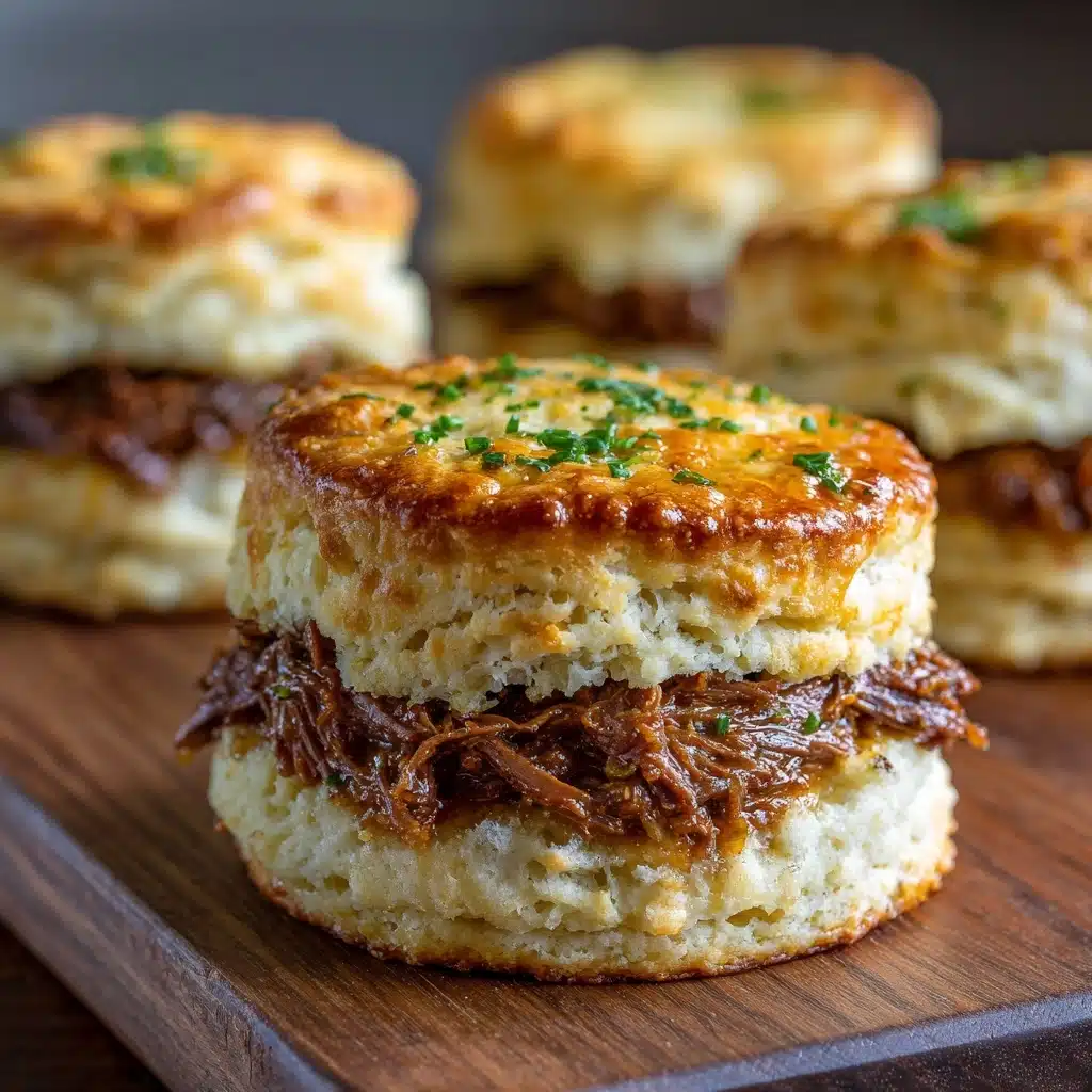 Baked French Dip Biscuits Recipe - Recipe Image