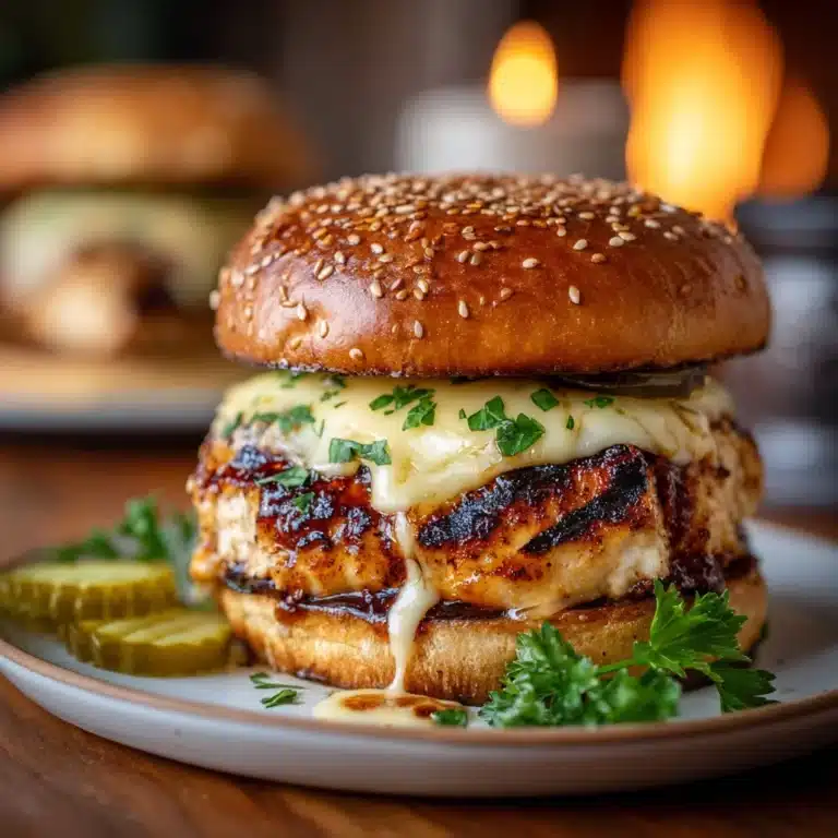 Chipotle Cheddar Chicken Burgers Recipe