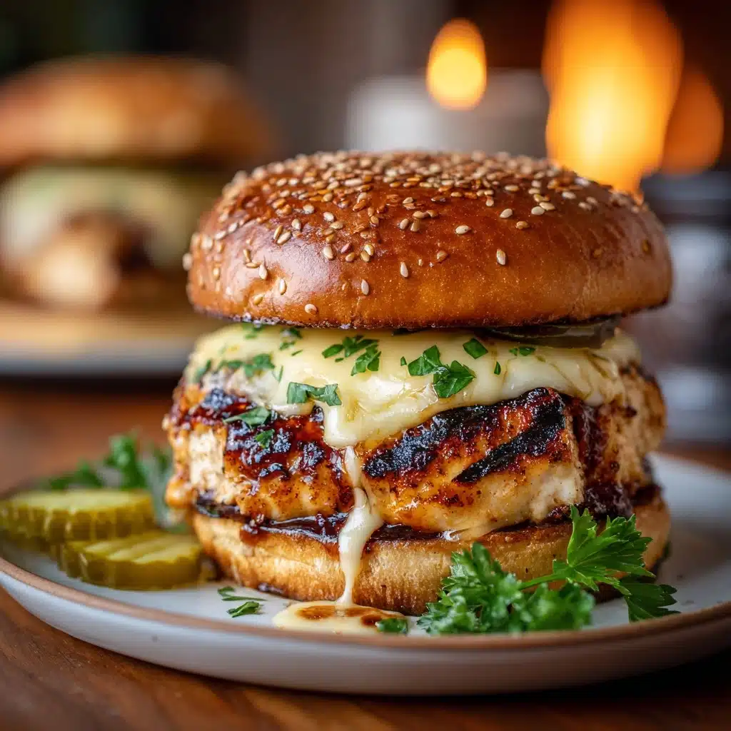 Chipotle Cheddar Chicken Burgers Recipe