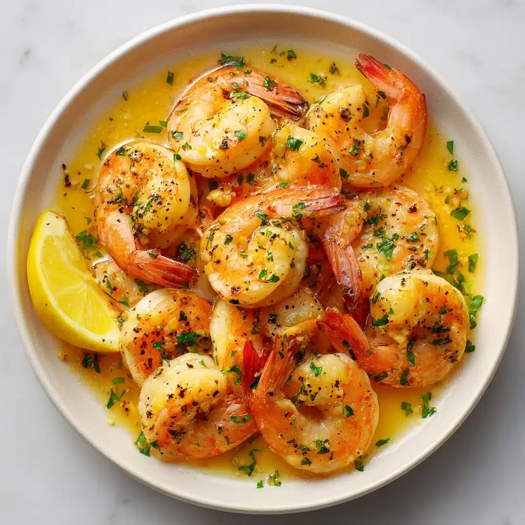 Spanish Garlic Shrimp with Saffron Recipe - Recipe Image