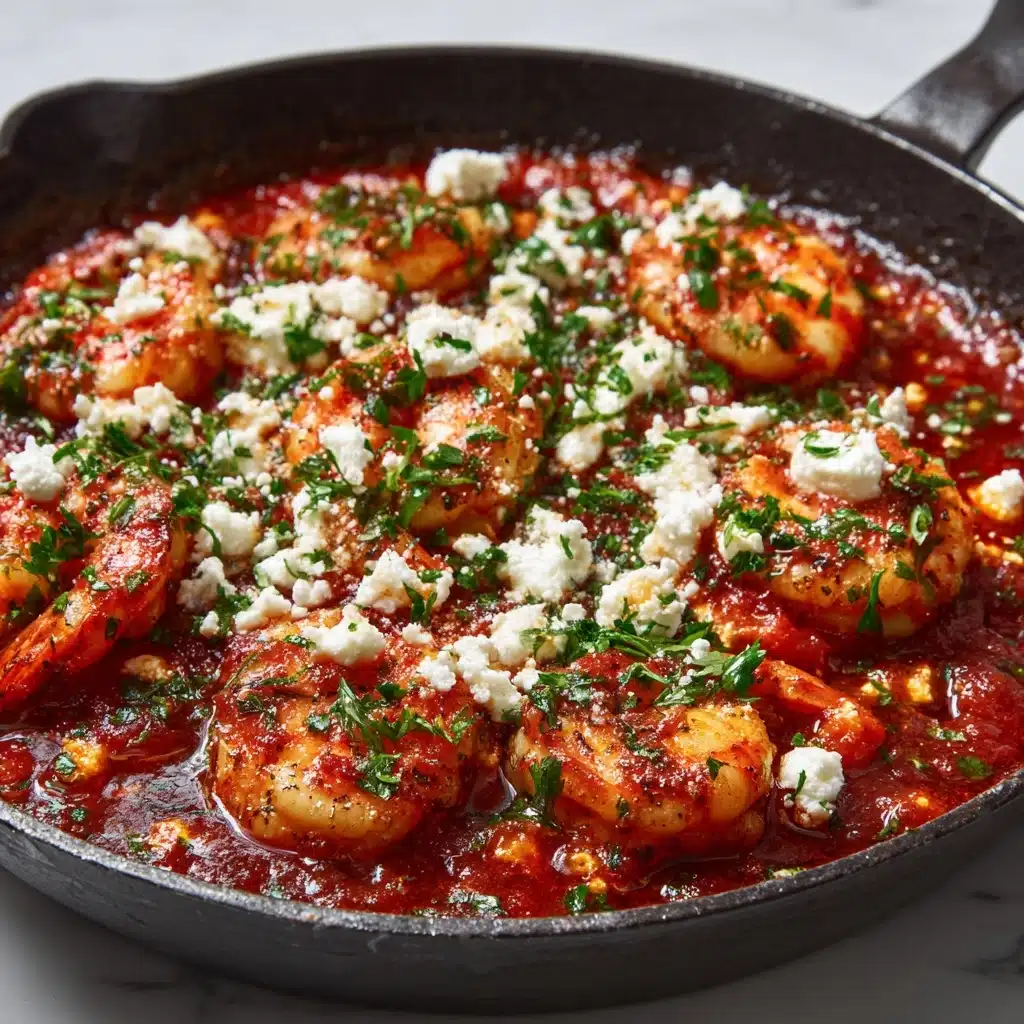 Greek Shrimp with Feta and Tomatoes Recipe - Recipe Image