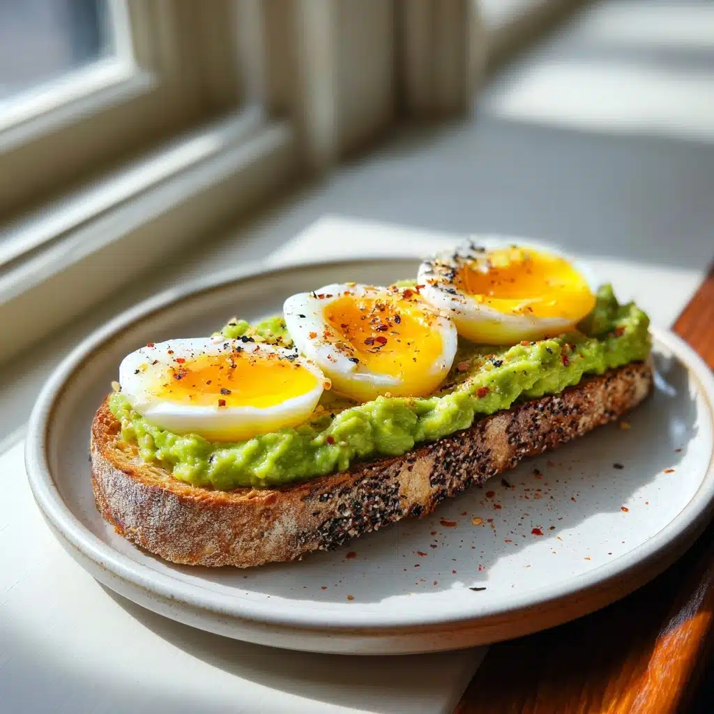 Smashed Avocado Egg Toast Recipe - Recipe Image