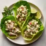 Avocado Tuna Salad Lettuce Wraps Recipe