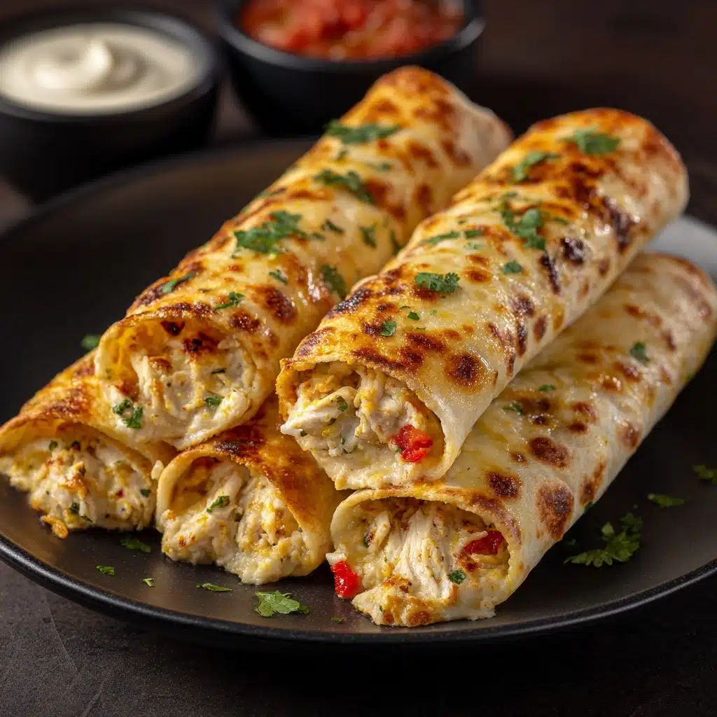 Baked Chicken Chimichangas Recipe