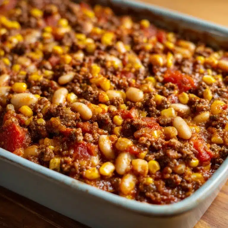 Baked Beans & Ground Beef Casserole Recipe