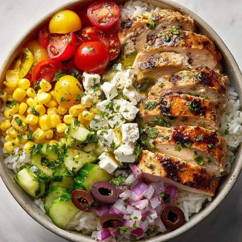Greek Chicken Bowls Recipe - Recipe Image