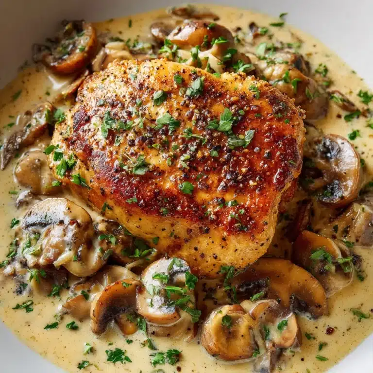 Creamy Mushroom Chicken Recipe