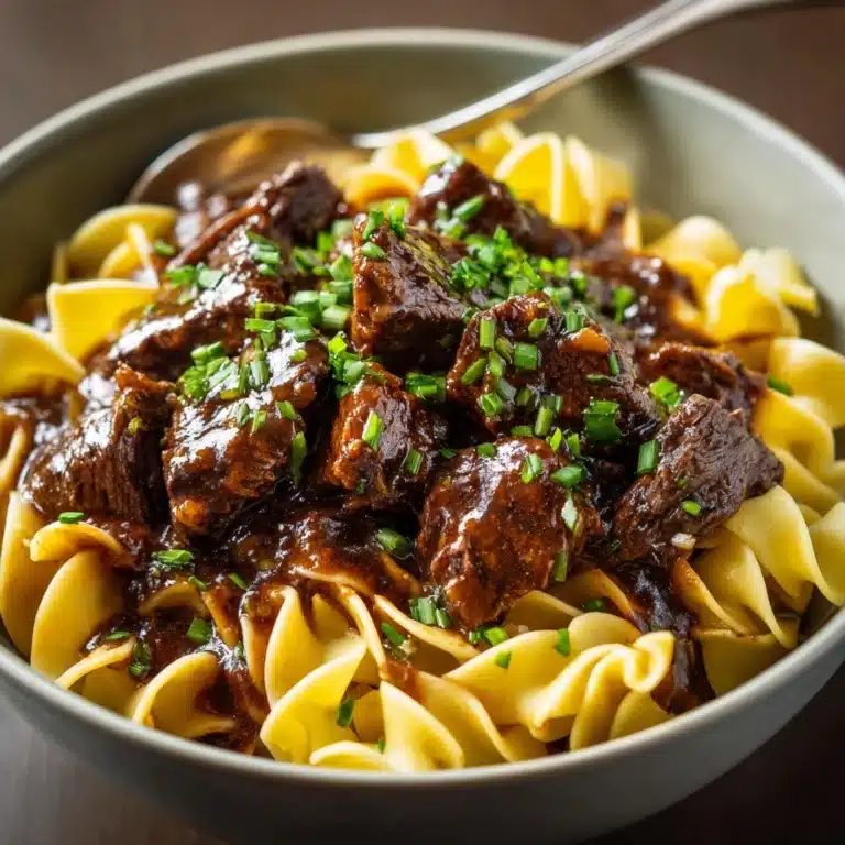 Slow Cooker Beef and Noodles Recipe