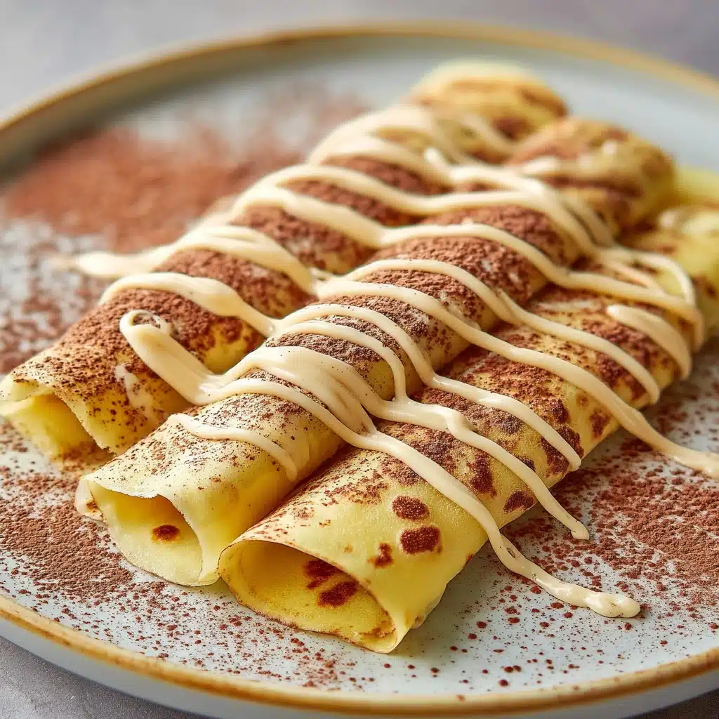 Cinnamon Roll Protein Crepes Recipe - Recipe Image