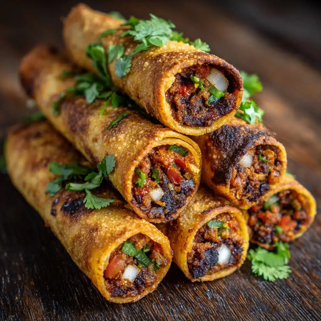 Easy Black Bean Taquitos Recipe - Recipe Image