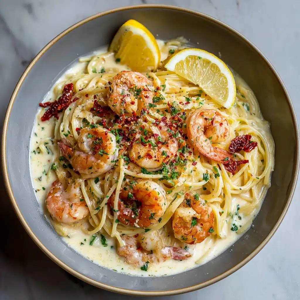 Lemon Shrimp Pasta Recipe - Recipe Image