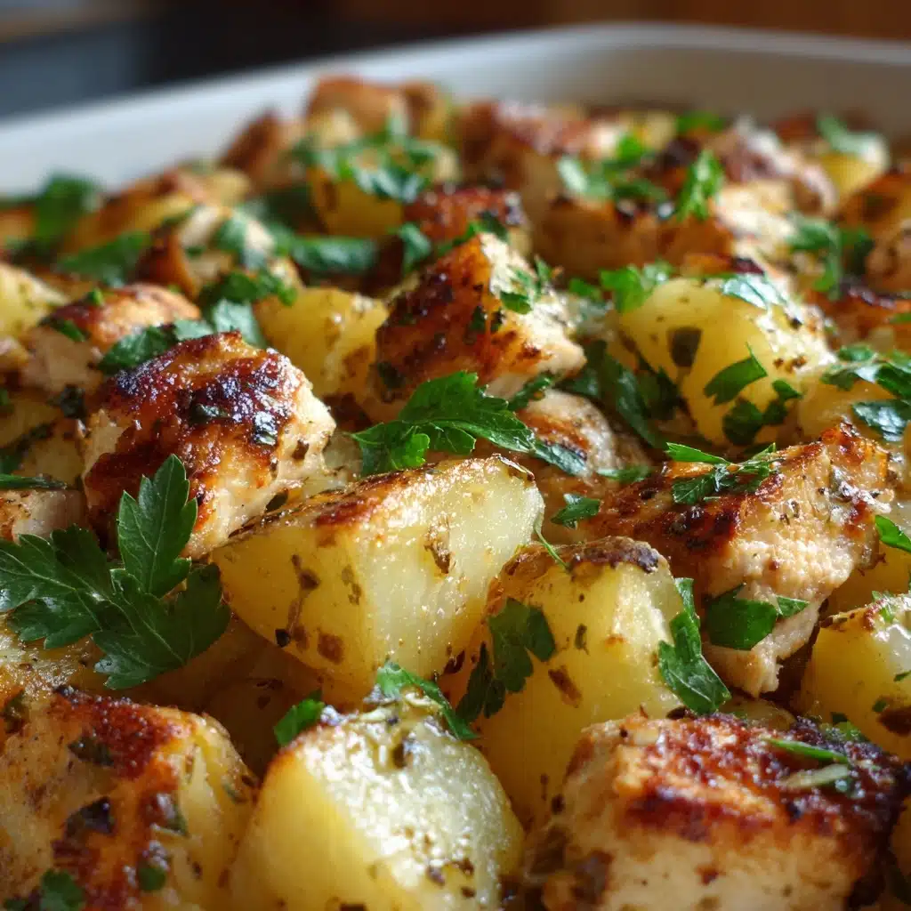 Diced Potatoes with Chicken Recipe - Recipe Image